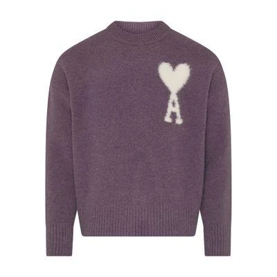 AMI Ami de Caur crew neck sweater 1