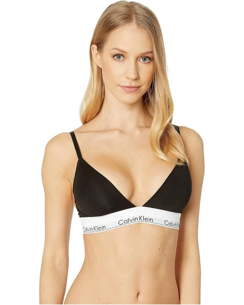 Calvin Klein Women's Calvin Klein Underwear Modern Cotton Lightly Lined Triangle Bra
