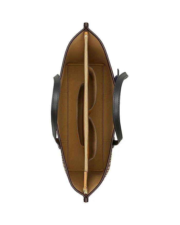 Tory Burch Perry Plaid Triple Compartment Tote 2