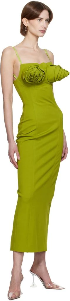 Jean Paul Gaultier Green 'The Conical Bra Cup' Maxi Dress 4