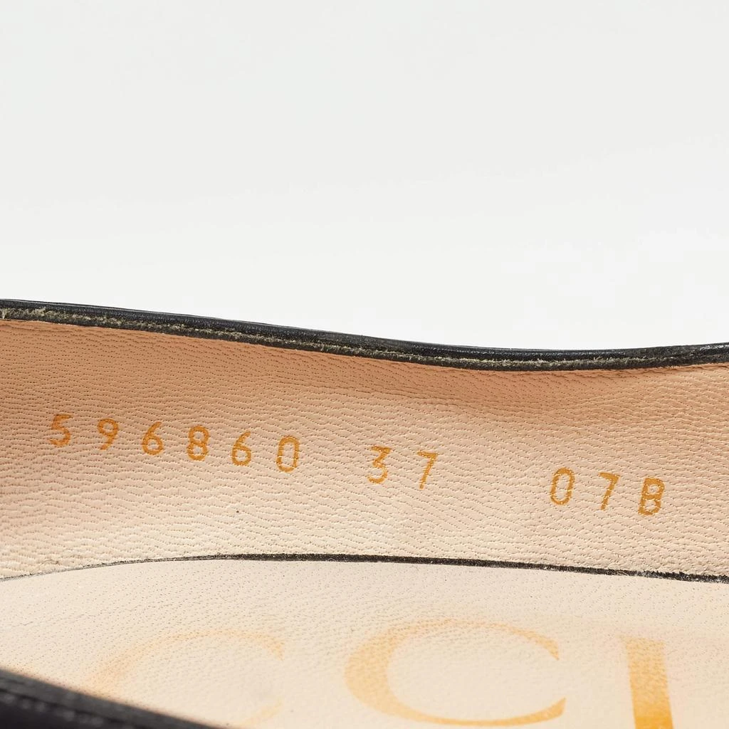 Gucci Gucci Black Leather GG Zumi Pumps Size 37 7
