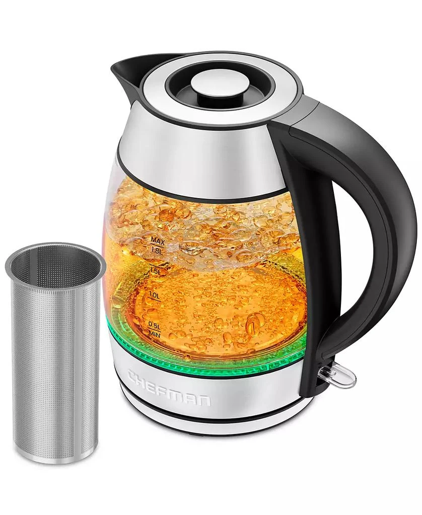 Chefman 1.8L Stay Hot Electric Kettle with Tea Infuser 2