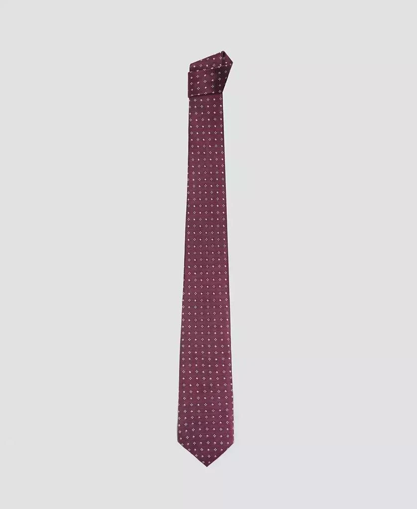 Mango Men's Geometric Patterned Silk Tie 1