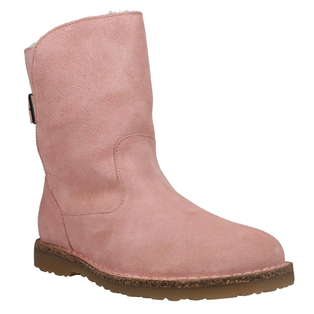 Birkenstock Upsalla Shearling Suede Leather Round Toe Pull On Boots 2