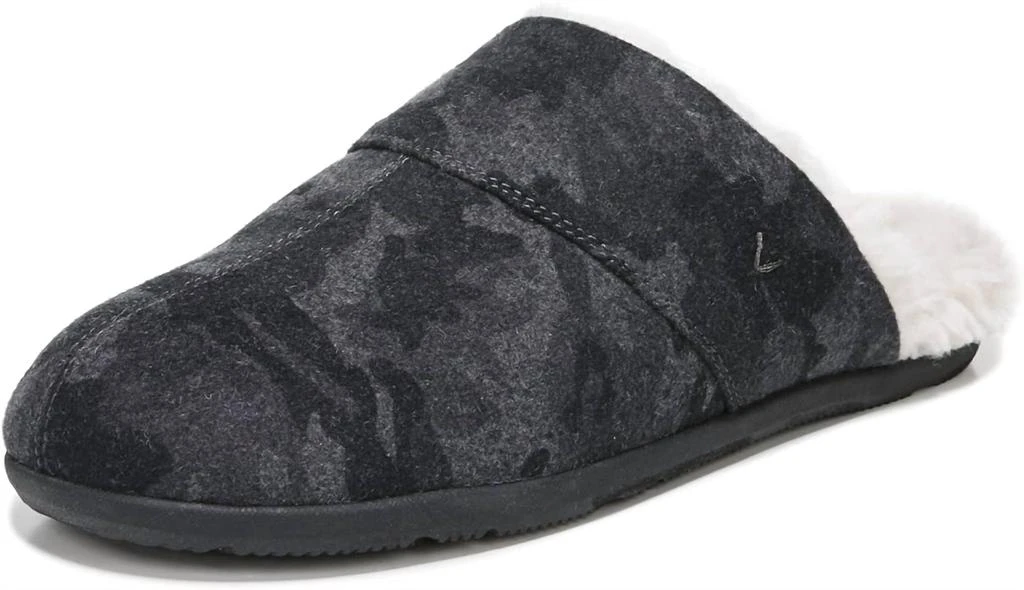VIONIC Men's Alfons Mule Slipper In Dark Shadow 1