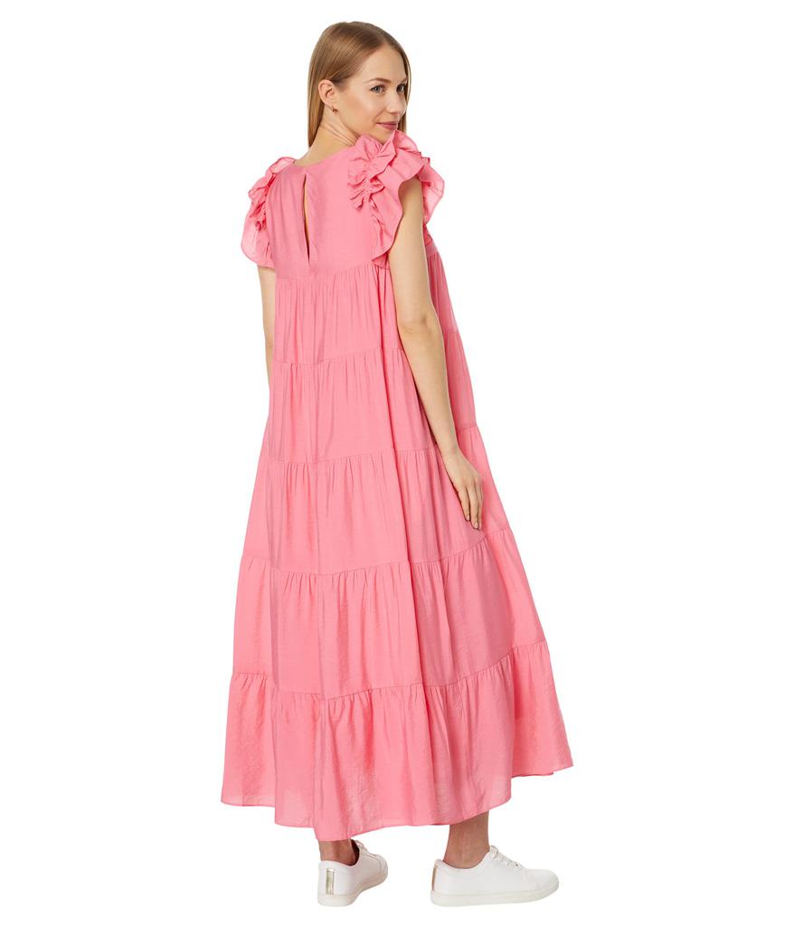 English Factory Tiered Ruffle Maxi Dress