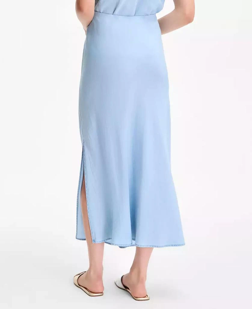On 34th Women's Chambray Maxi Slip Skirt, Exclusively at Macy's 4