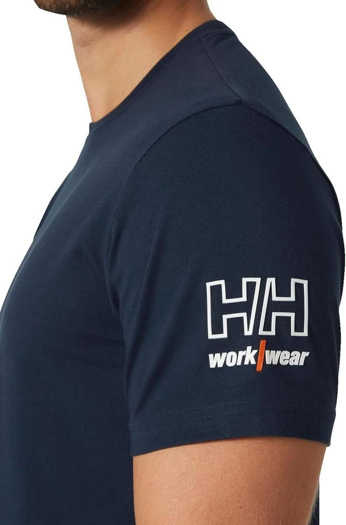 Helly Hansen Helly-Hansen Workwear Kensington Short Sleeve T-Shirts for Men Made from Light Breathable 92% Cotton Blend for High Mobility 5