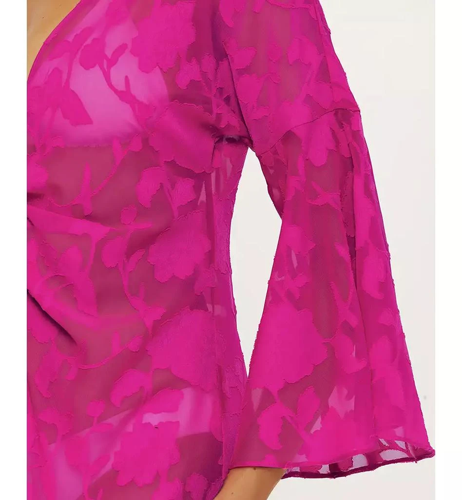 Becca Women
s Victoria Garden Burnout Tunic Cover-Up 4