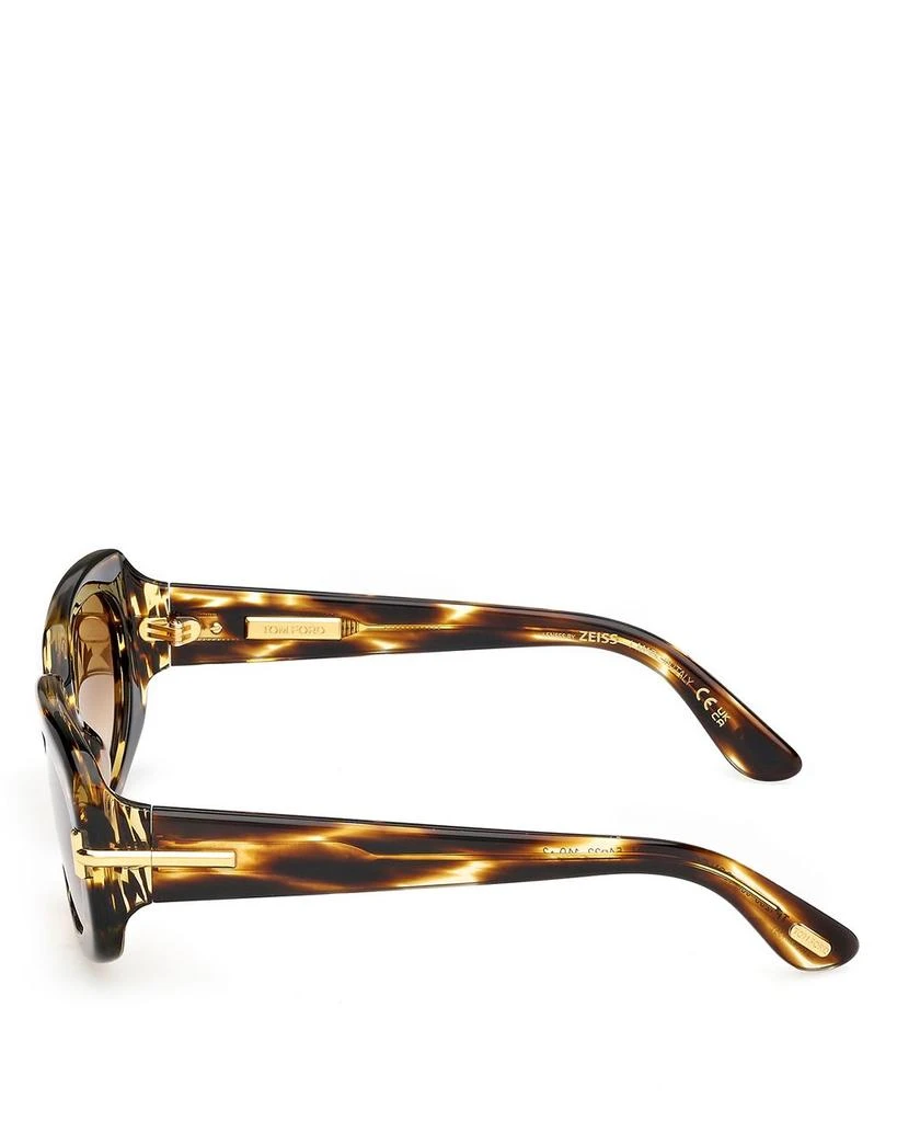 Tom Ford Icon Collection Rectangle Sunglasses, 54mm 3