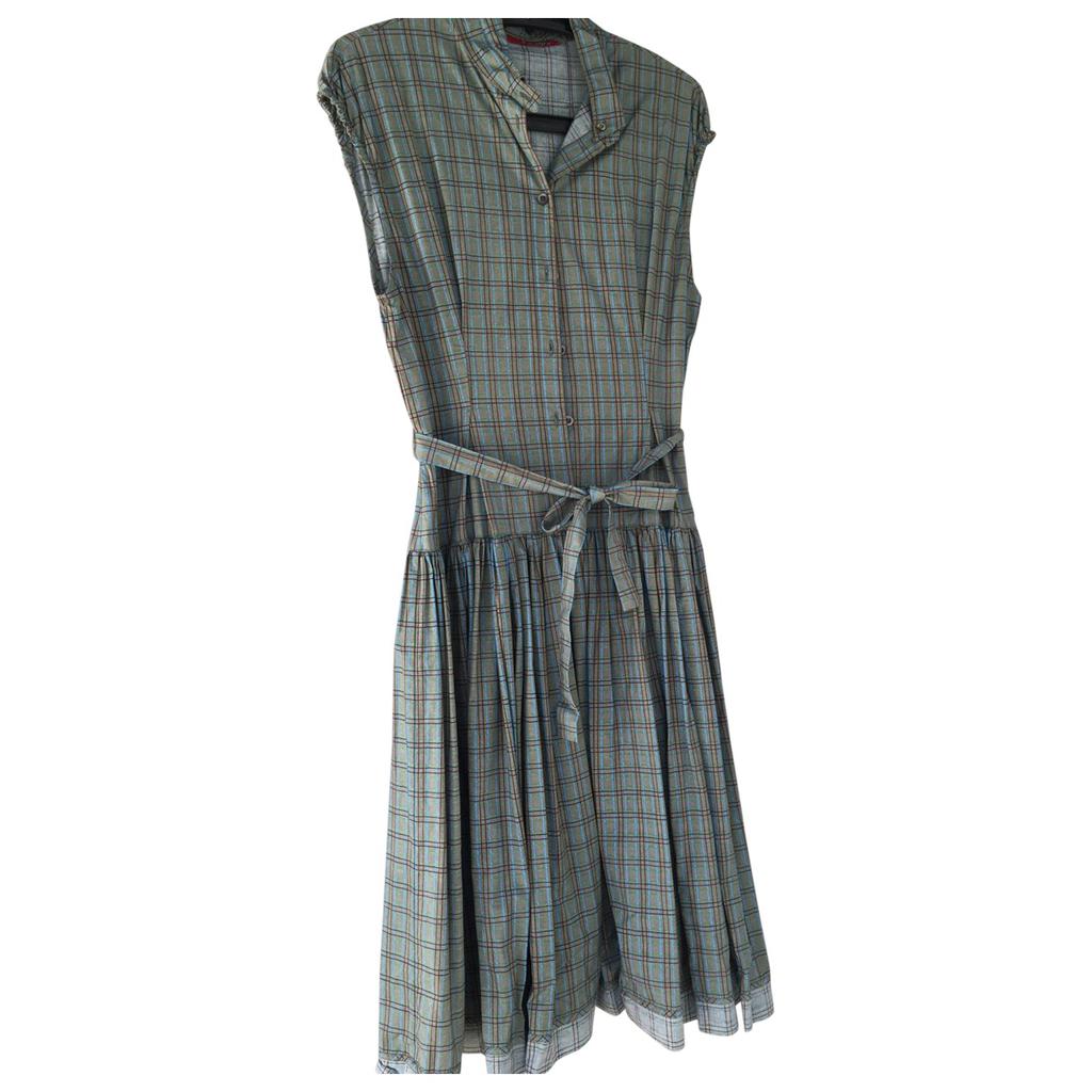 Prada Prada Vestido plisado bajo Prada