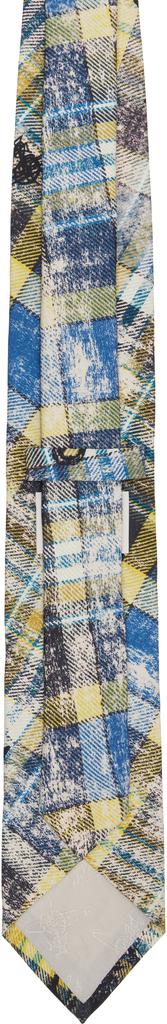 Vivienne Westwood Blue & Yellow Silk Tie