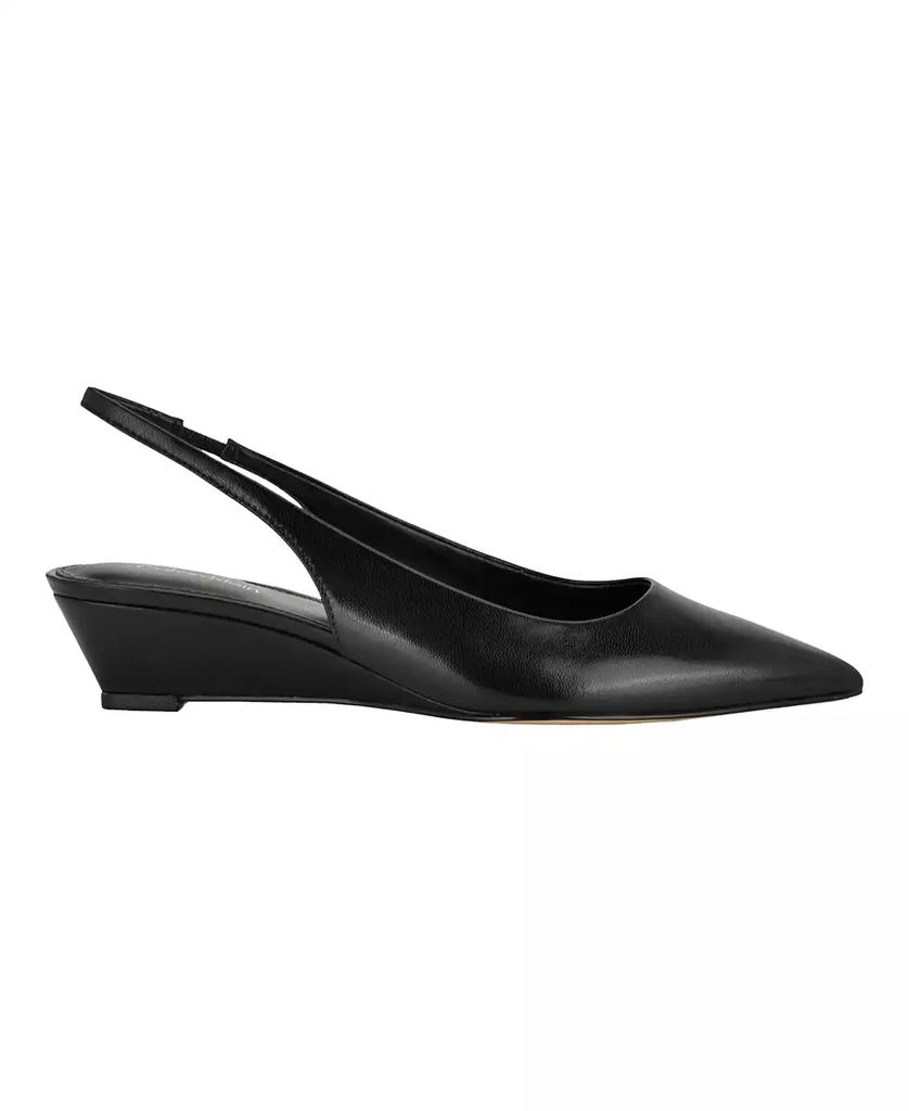 Calvin Klein Women's Mavalyn Tapered Low Wedge Slingback Pumps 2