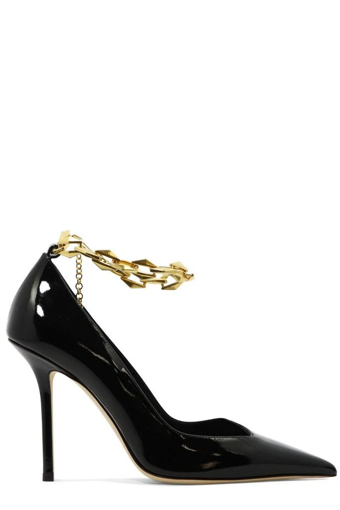 Jimmy Choo Jimmy Choo Diamond Talura 100 Chain Linked Pumps 1