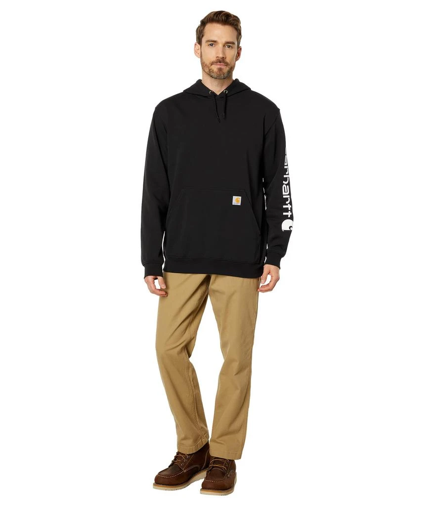 Carhartt Midweight Signature Sleeve Logo Hooded Sweatshirt 4