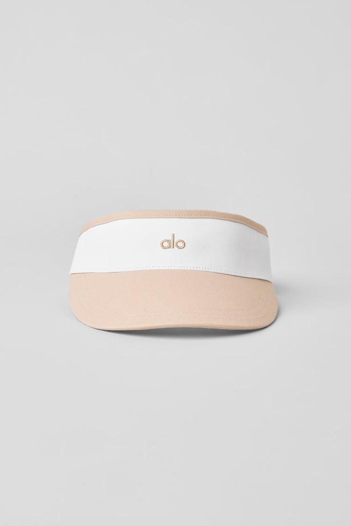 Alo Colorblock Visor - Black/White