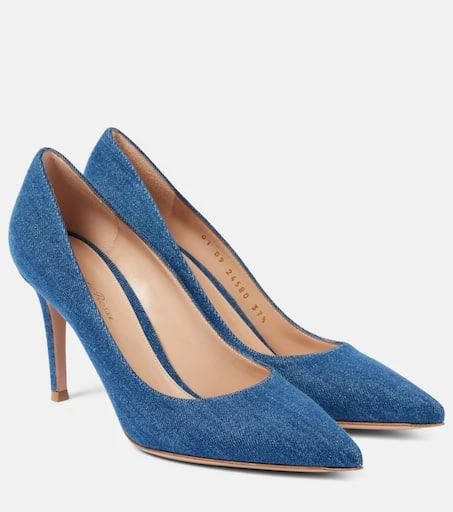 Gianvito Rossi Gianvito 85 denim pumps 1