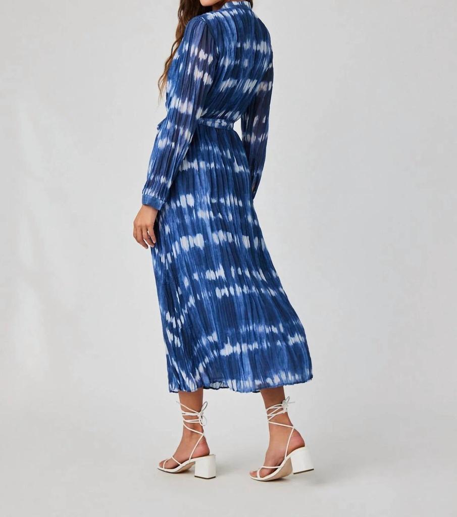 Bella Dahl Bella Dahl - Long Sleeve Pleated Maxi Dress