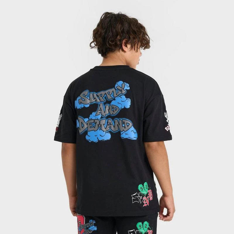 SUPPLY & DEMAND Kids' Supply & Demand Patch Cloud T-Shirt 4