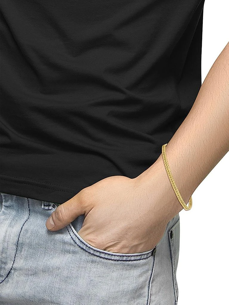 Saks Fifth Avenue Collection 14K Yellow Gold Curb-Chain Bracelet 2