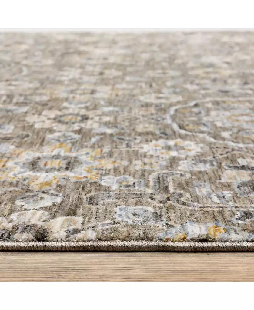 Oriental Weavers Maharaja 532D Gray and Tan 2' x 3' Area Rug 4