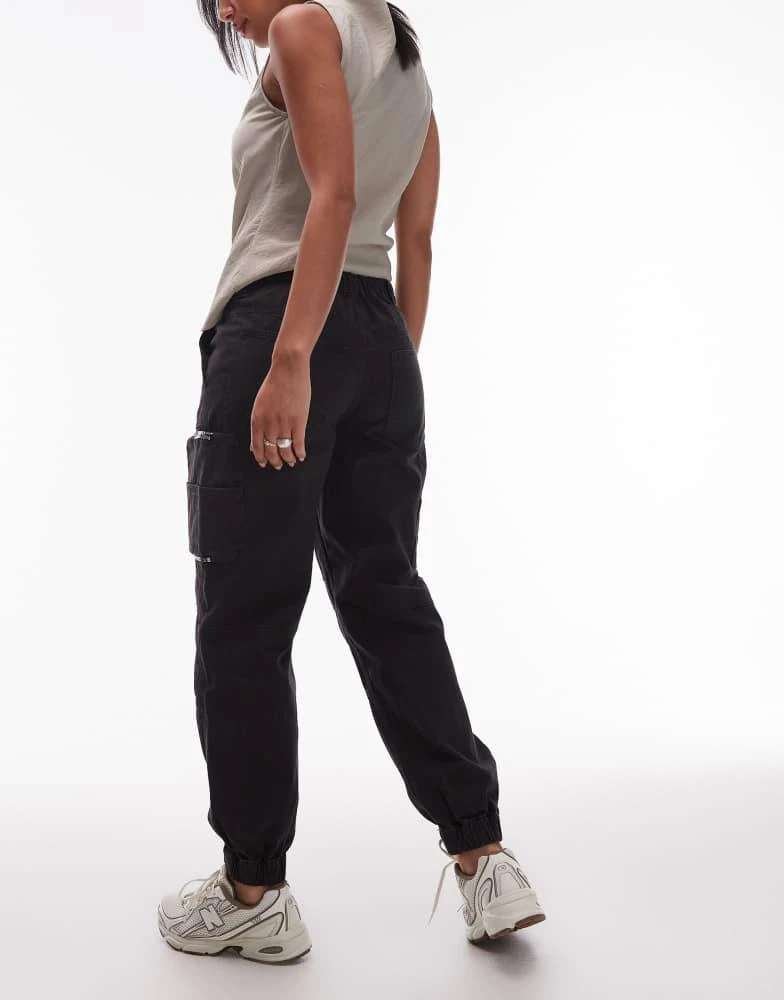 ALL SAINTS Allsaints Florence cuffed jogger trouser in black - BLACK 5