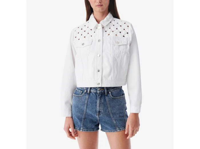 IRO Veste Raccourcie En Jean Ubaldo 1