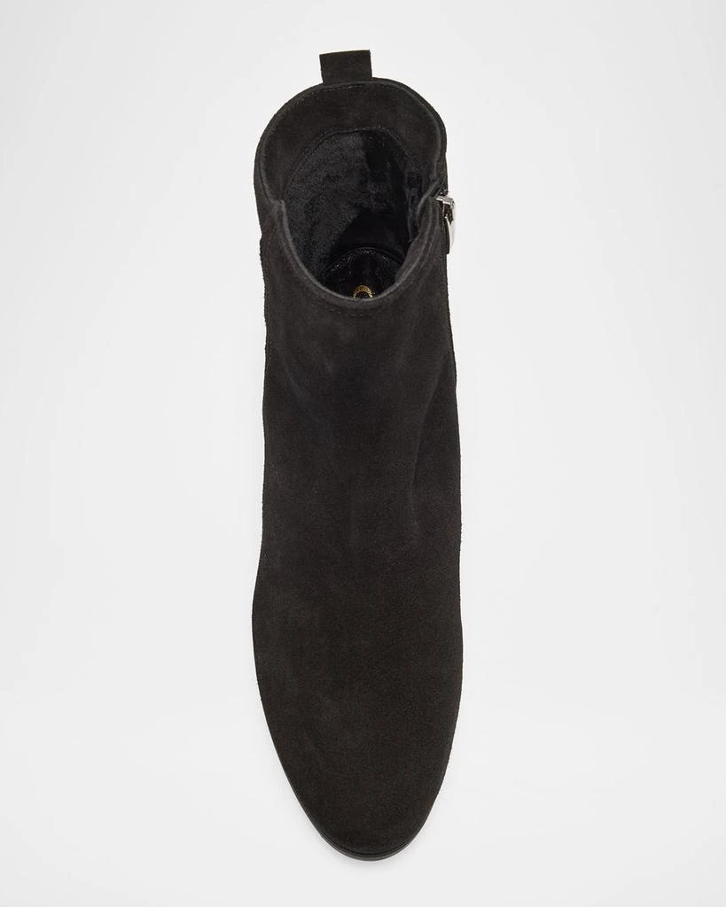 La Canadienne Thyme Waterproof Suede Wedge Booties 5