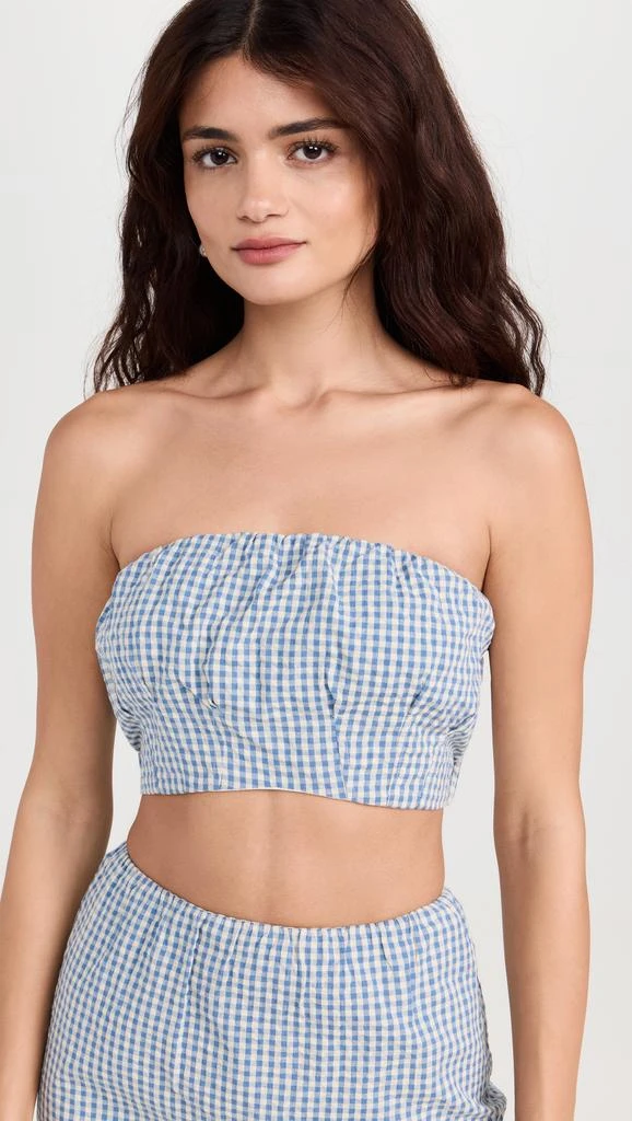 Posse Mira Strapless Crop Top 6