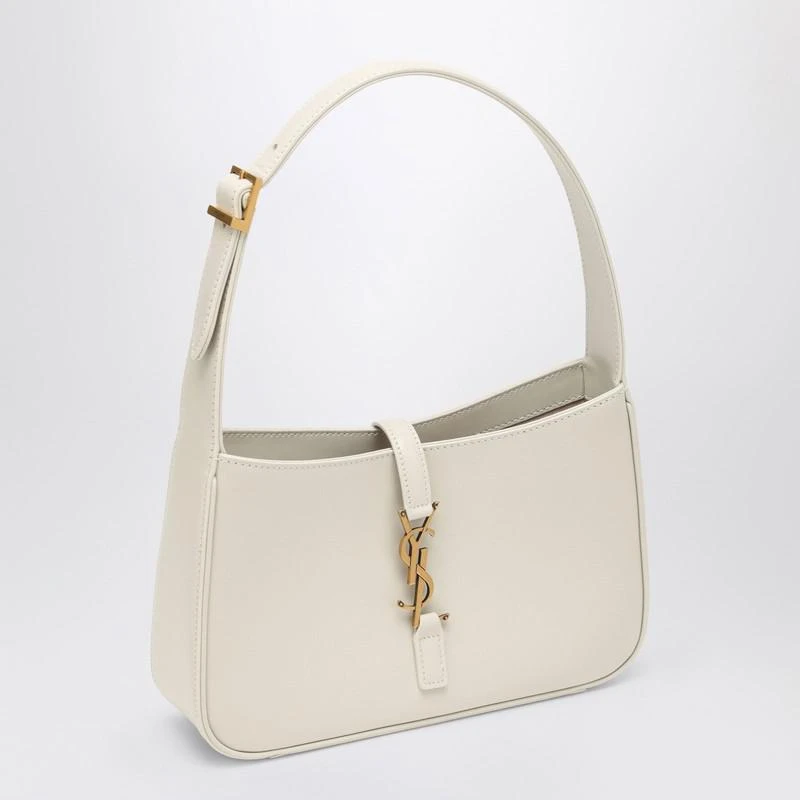 Yves Saint Laurent Cream-coloured leather monogram shoulder bag 4