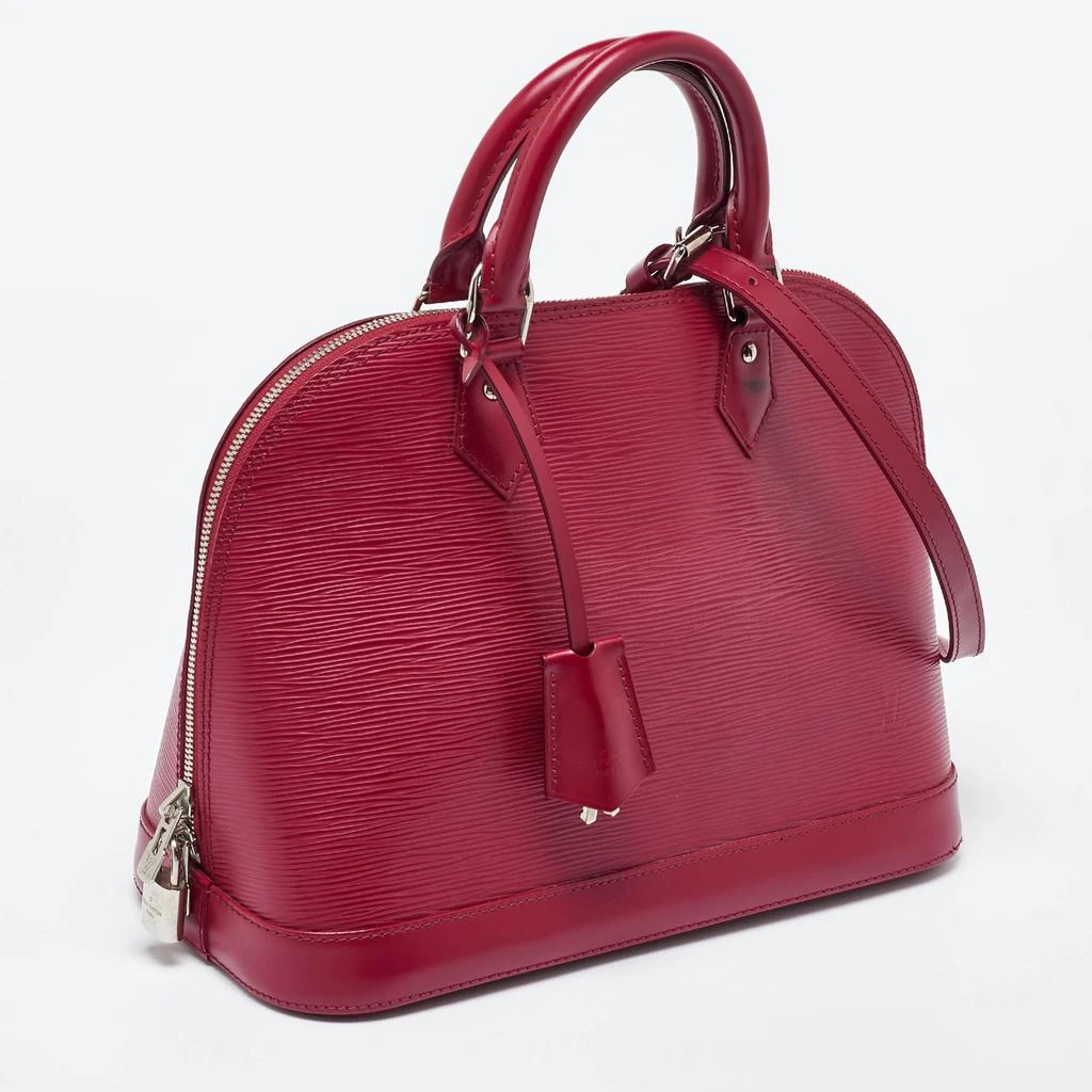 Louis Vuitton Louis Vuitton Fuchsia Epi Leather Alma PM Bag 3