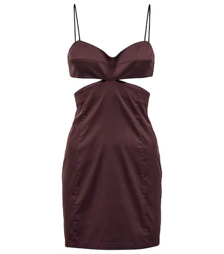 Zeynep Arçay Cutout cotton-blend minidress