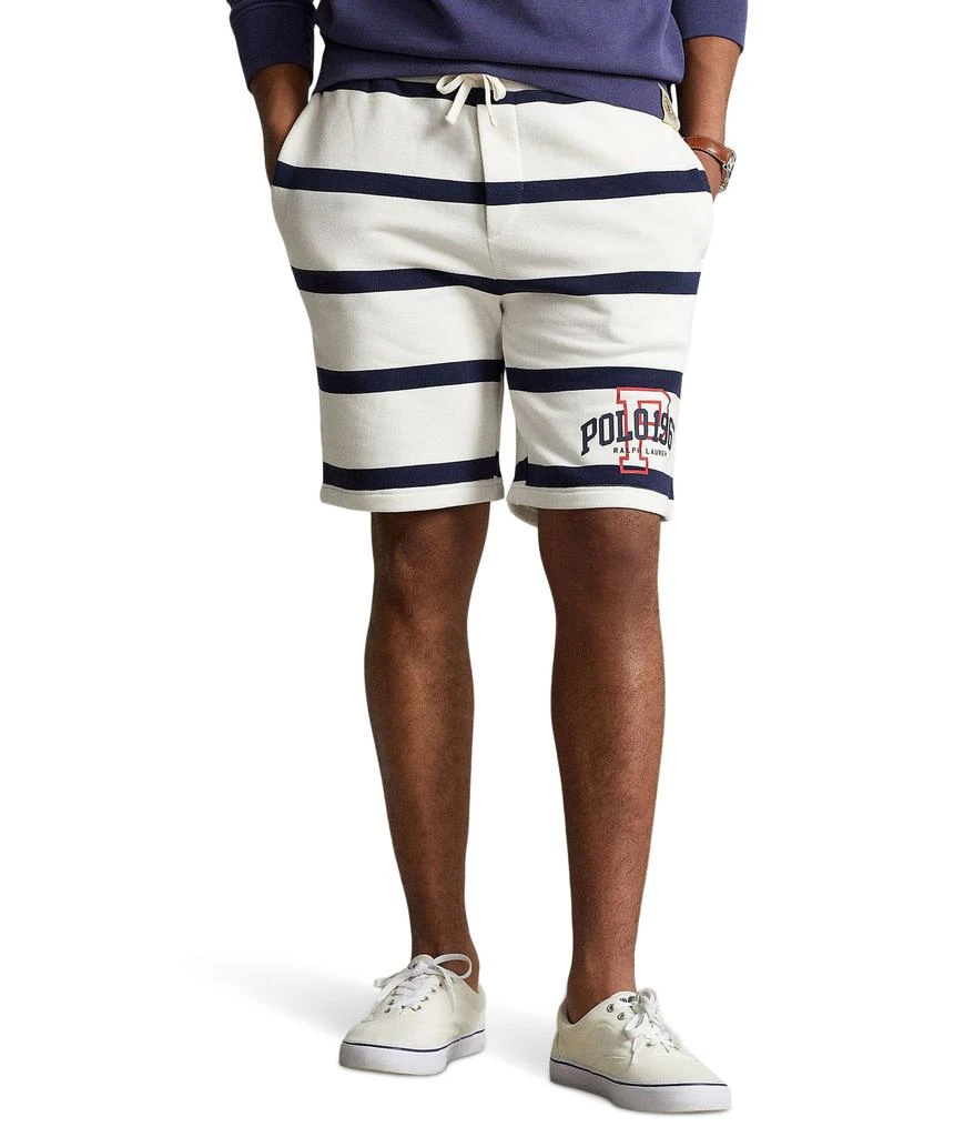 Polo Ralph Lauren 8.5" Logo Striped Fleece Shorts 1