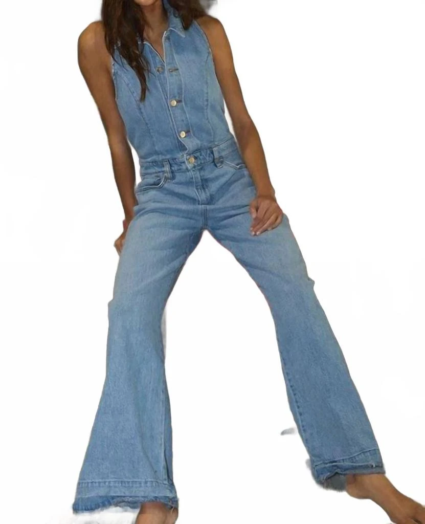 BUCKETLIST Dallas Jumpsuit In Light Blue