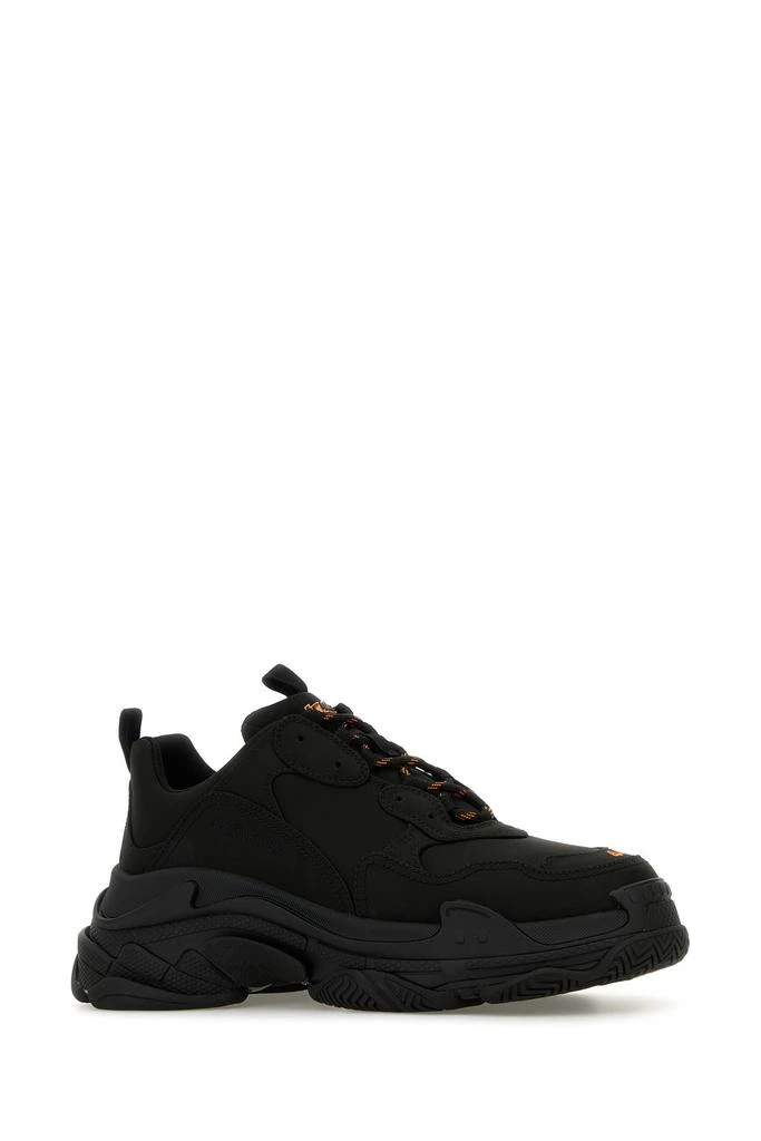 Balenciaga Black satin Triple S sneakers 1