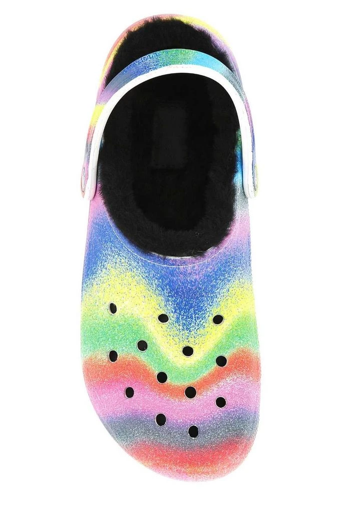 Crocs Crocs Rainbow Printed Cut-Out Detailed Clogs 3