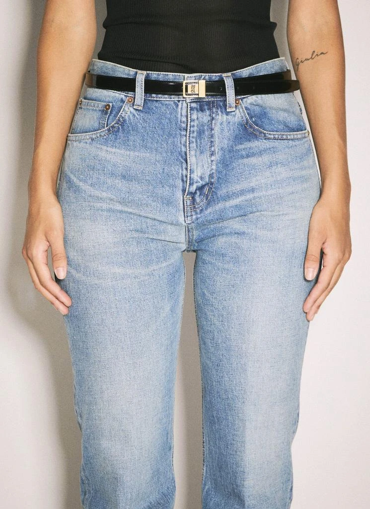 Yves Saint Laurent Cassandre Patent Belt 1