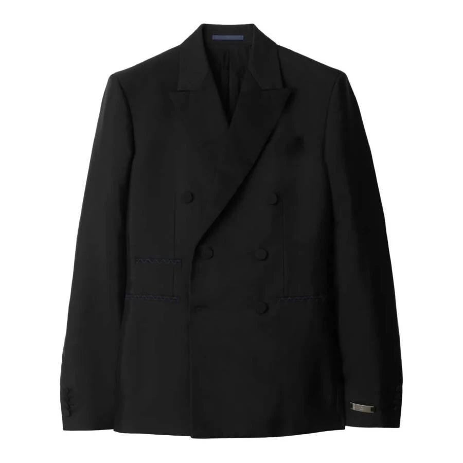 Burberry Double-Breasted Wool-Blend Blazer 1