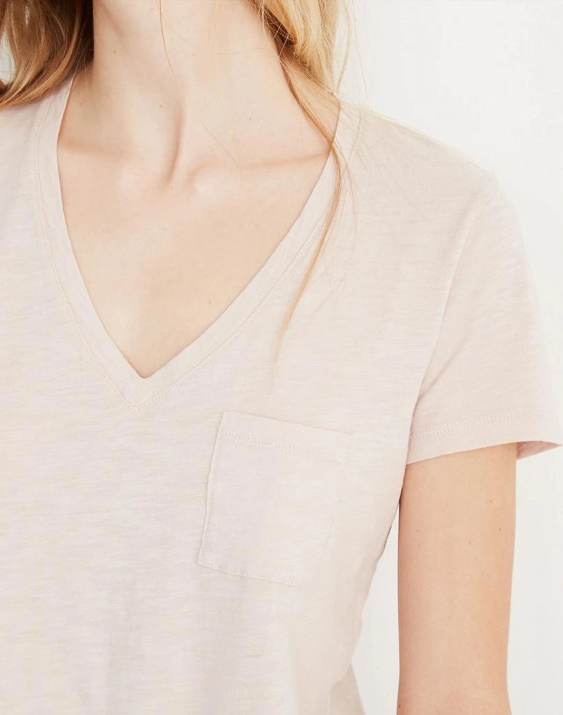 Madewell Whisper Cotton V-Neck Pocket Tee 4