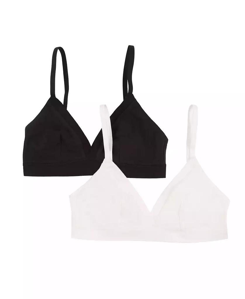 Felina Women's 2-Pack Pima Cotton Bralette
