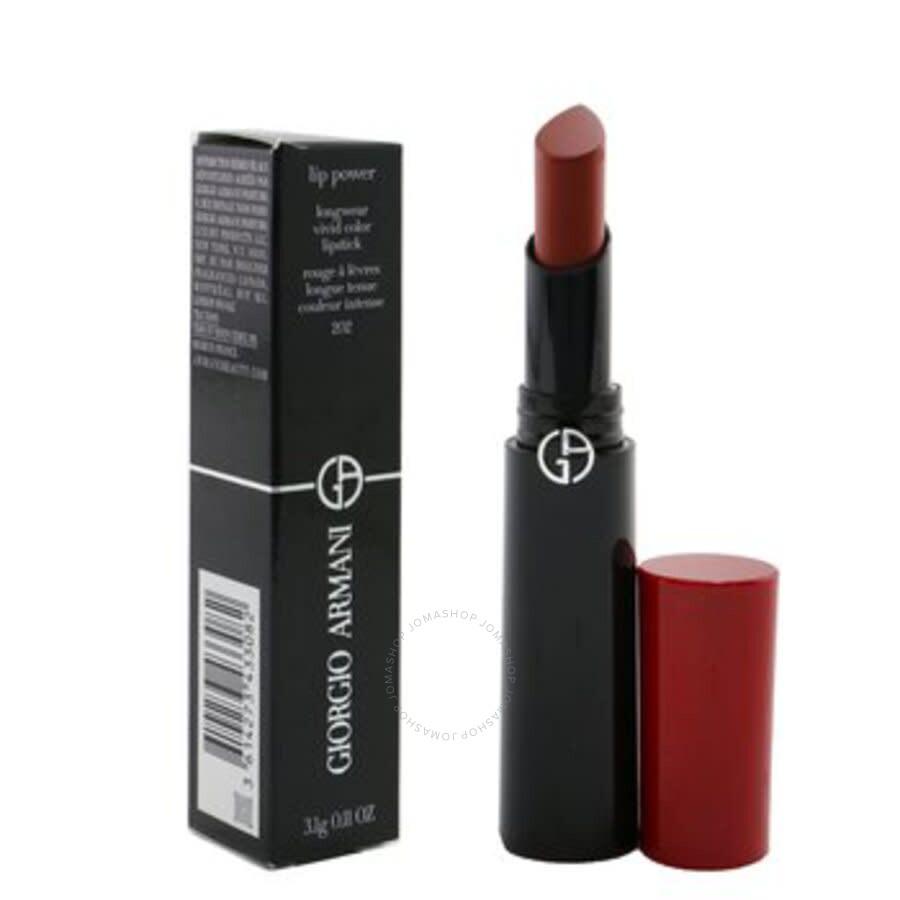 Giorgio Armani Ladies Lip Power Longwear Vivid Color Lipstick 0.11 oz # 202 Grazia Makeup 3614273433082