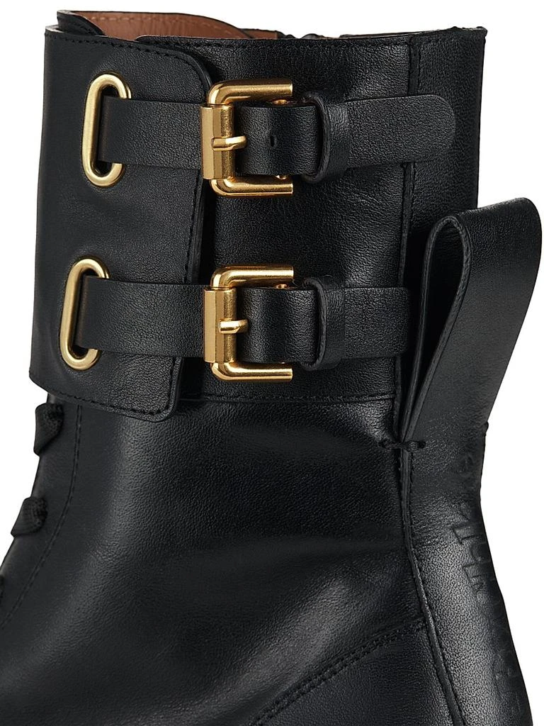 See by Chloé Mallory Leather Combat Boots 6