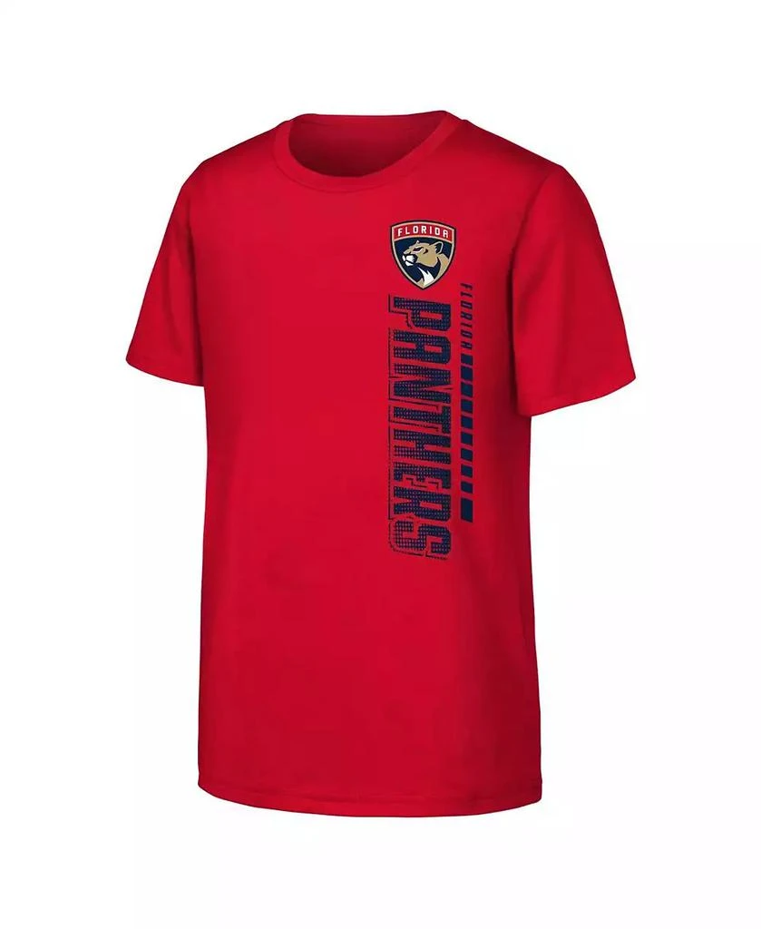 Outerstuff Big Boys and Girls Red Florida Panthers Atmosphere T-Shirt 3