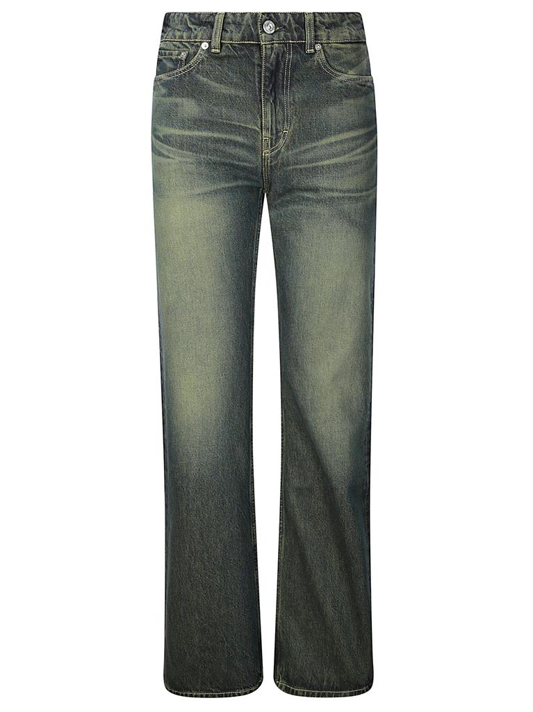 デニム・ジーパン OUR LEGACY Woman Jeans Green W225BMS MALIBU SAN Our Legacy - Boot Cut Malibu Sand Wash