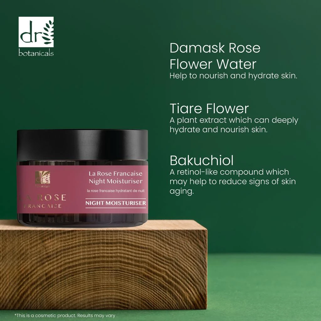 Dr. Botanicals La Rose Francaise Night Moisturizer 50ml 4