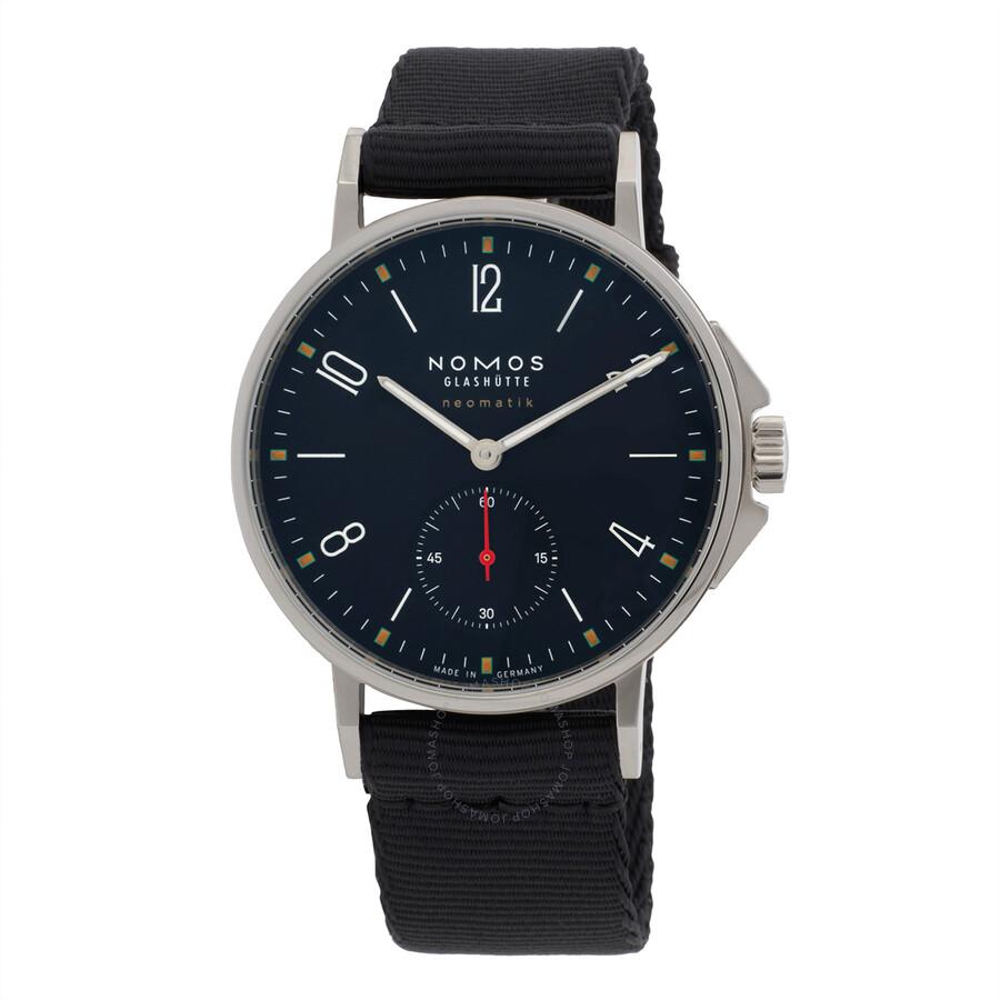 Nomos Glashutte Ahoi Neomatik Atlantik Automatic Blue Dial Men's Watch 566
