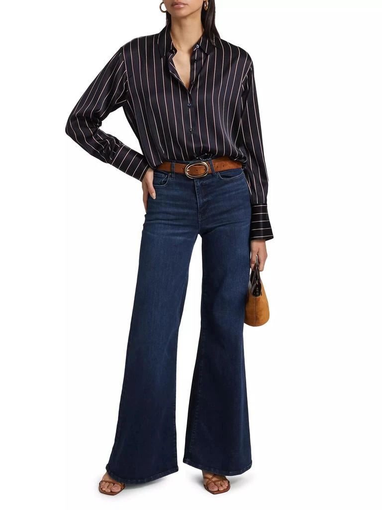 FRAME Le Palazzo High-Rise Wide-Leg Jeans 2