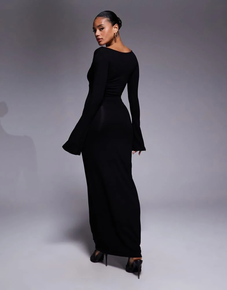 ASOS DESIGN long angel sleeve shoulder grazer maxi dress in black On Sale Now with Up to 45% Off | Discover Exclusive Deals & Savings at BeyondStyle Authentic ASOS Home|women ASOS DESIGN long angel sleeve shoulder grazer maxi dress in black On Sale Now with Up to 45% Off | Discover Exclusive Deals & Savings at BeyondStyle Authentic ASOS Home|women