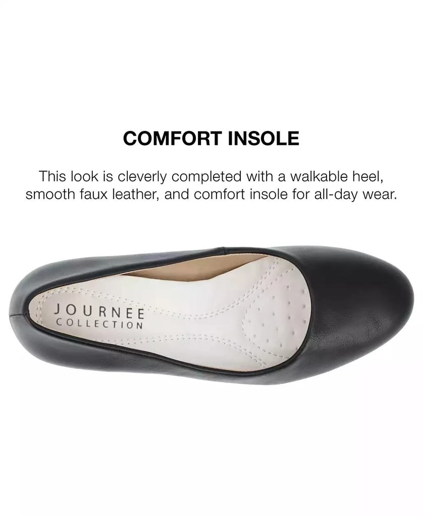 Journee Collection Women's Luu Round Toe Pumps 8