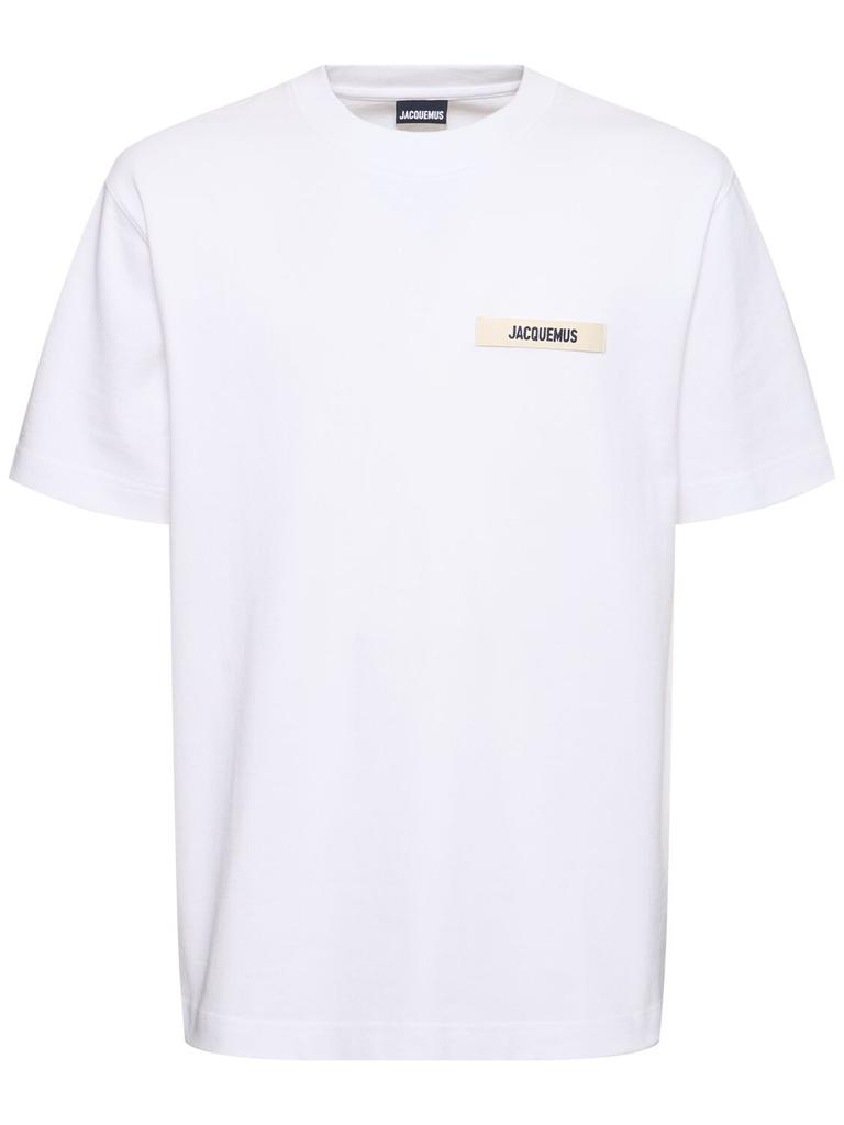 Jacquemus Le T-shirt Gros Grain Cotton T-shirt
